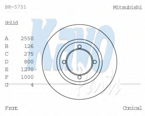 KAVO PARTS BR-5751