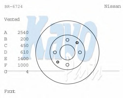 KAVO PARTS BR-6724