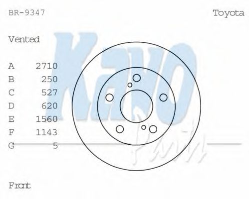 KAVO PARTS BR-9347