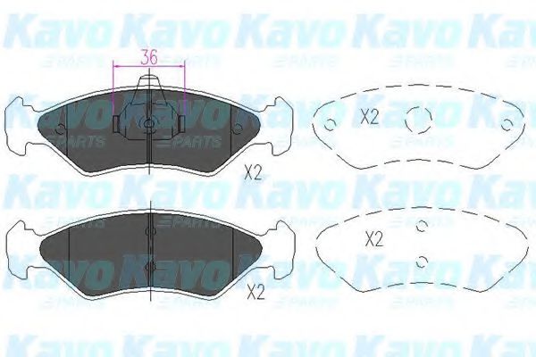 KAVO PARTS KBP-4533