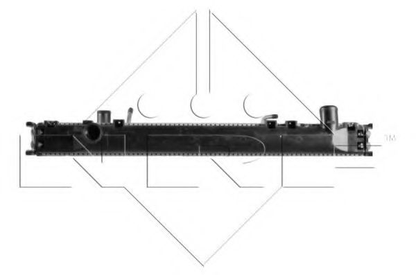 Радиатор, охлаждение двигателя NRF 596712 Радиатор, охлаждение двигателя NRF 596712