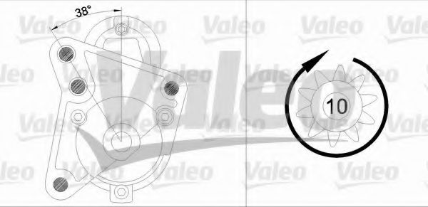 Стартер VALEO 436081 Стартер VALEO 436081