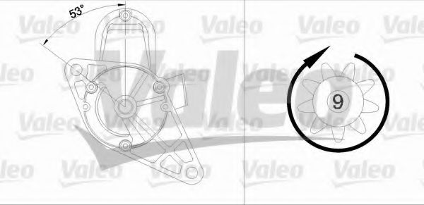 Стартер VALEO 455980 Стартер VALEO 455980