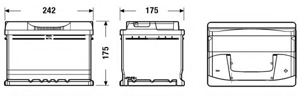 EXIDE EB542