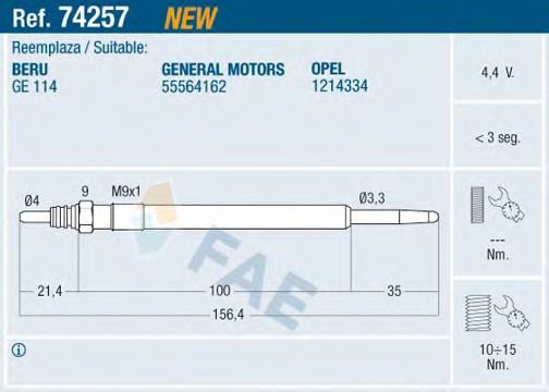 FAE 74257