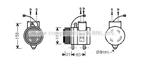 AVA QUALITY COOLING DWK041