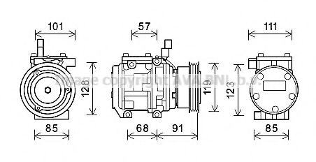 AVA QUALITY COOLING KAAK155