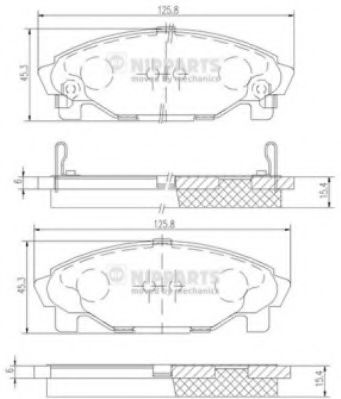 NIPPARTS J3606011