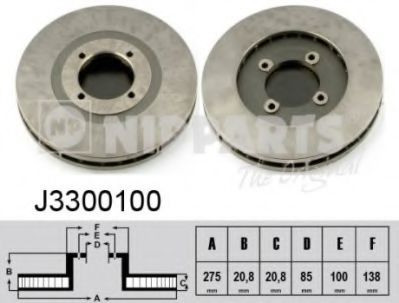 NIPPARTS J3300100