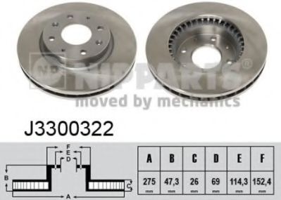 NIPPARTS J3300322