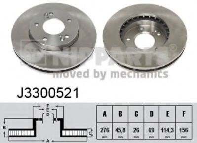 NIPPARTS J3300521 NIPPARTS J3300521