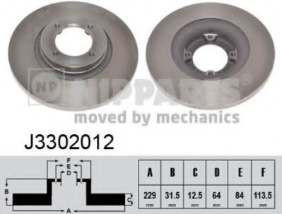 NIPPARTS J3302012