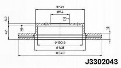 NIPPARTS J3302043