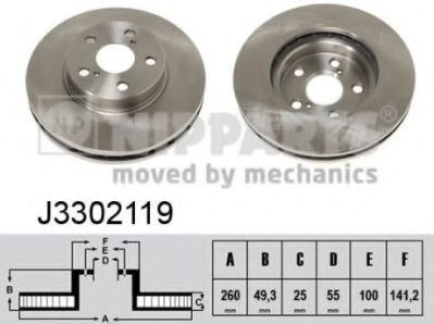 NIPPARTS J3302119