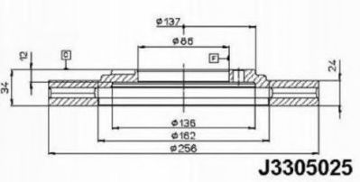 NIPPARTS J3305025