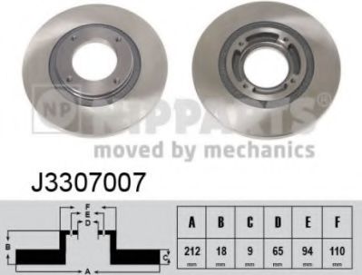 NIPPARTS J3307007