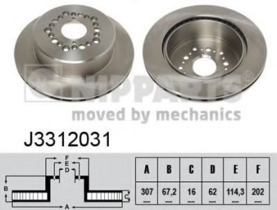 NIPPARTS J3312031