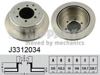 NIPPARTS J3312034