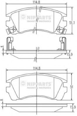 NIPPARTS J3601049