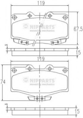 NIPPARTS J3602054