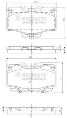 NIPPARTS J3602071