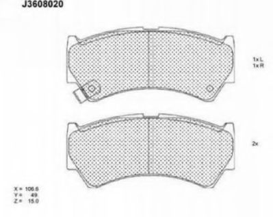 NIPPARTS J3608020