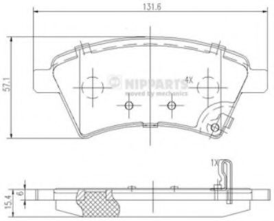 NIPPARTS J3608028