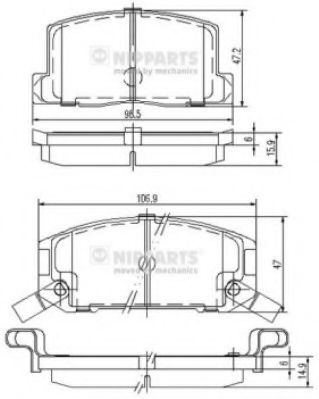 NIPPARTS J3612004