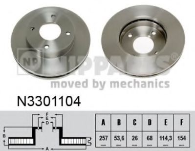 NIPPARTS N3301104