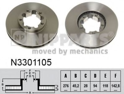 NIPPARTS N3301105