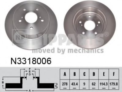 NIPPARTS N3318006