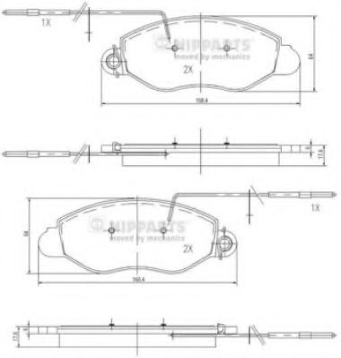NIPPARTS N3601104