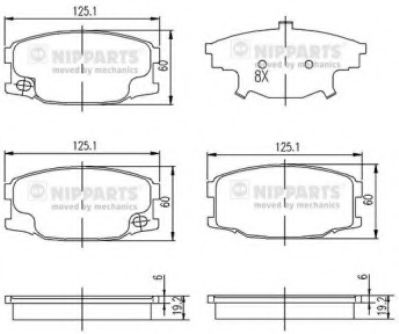 NIPPARTS N3605054