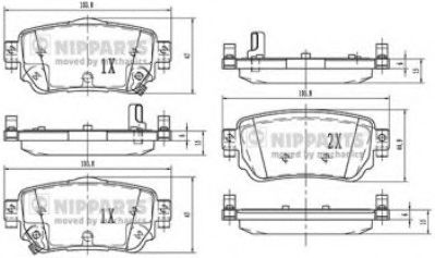 NIPPARTS N3611060