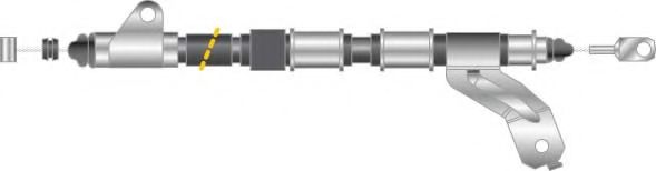 Трос, стояночная тормозная система MGA KC4795 Трос, стояночная тормозная система MGA KC4795