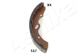 Комплект тормозных колодок ASHIKA 55-05-517 Комплект тормозных колодок ASHIKA 55-05-517