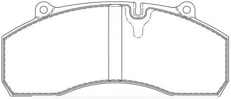 Комплект тормозных колодок, дисковый тормоз DURON DCV1901B Комплект тормозных колодок, дисковый тормоз DURON DCV1901B