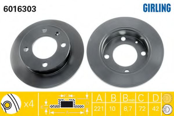 GIRLING 6016303