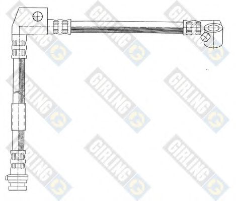 Тормозной шланг GIRLING 9004446 Тормозной шланг GIRLING 9004446