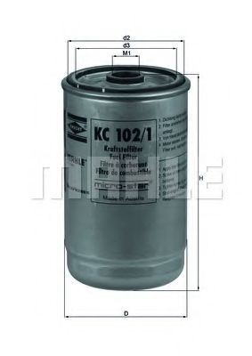 MAHLE ORIGINAL KC 102/1