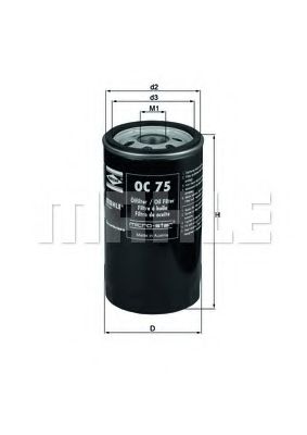 MAHLE ORIGINAL OC 75 MAHLE ORIGINAL OC 75