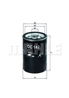 MAHLE ORIGINAL OC 142 MAHLE ORIGINAL OC 142