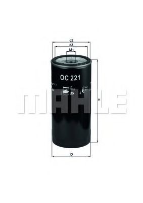 MAHLE ORIGINAL OC 221