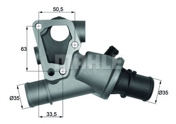 MAHLE ORIGINAL TI 83 80D