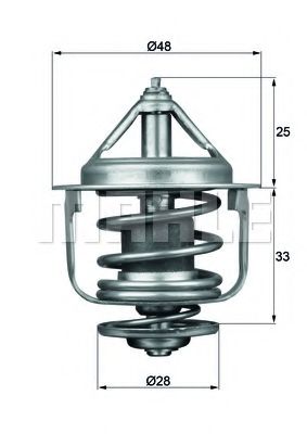 MAHLE ORIGINAL TX 87 77D