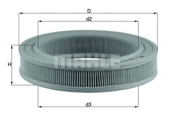 MAHLE ORIGINAL LX 386