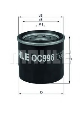 MAHLE ORIGINAL OC 996