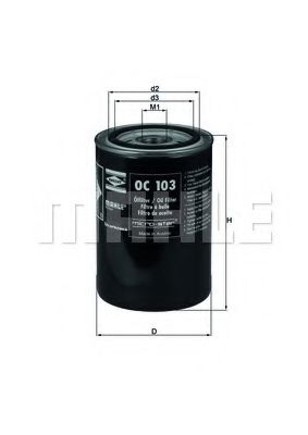 MAHLE ORIGINAL OC 103