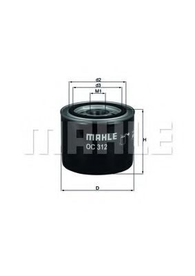 MAHLE ORIGINAL OC 312