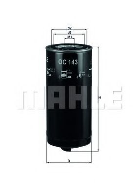 MAHLE ORIGINAL OC 143